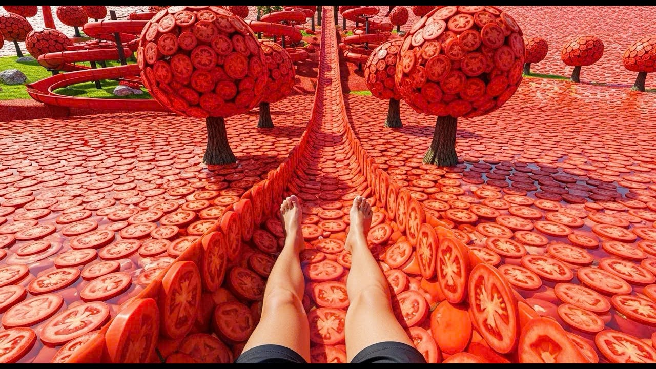 ASMR Food Fantasy Waterpark – Relaxing Slides & Underwater Worlds Made of Sweet Treats