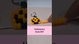 QUICK SUPER EASY How to bead a pumpkin charm