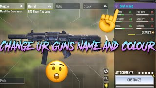Change your gun name and colour in codm 😲 | PSYcosmoYT | screenshot 5