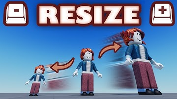 Roblox studio tutorial : How to make player resize system