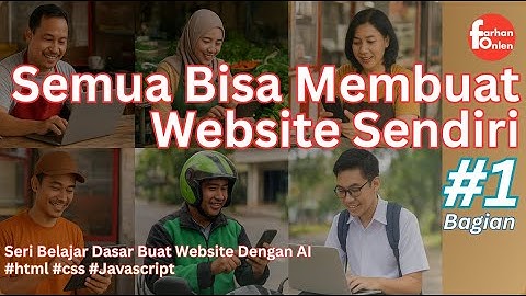 Belajar Membuat Website Sendiri Pakai AI #chatgpt Bagian. 1 Untuk Pemula #ai #html #css #javascript
