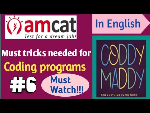 Much needed logics for AMCAT Automata questions coding - getting input for matrix ||CODDYMADDY
