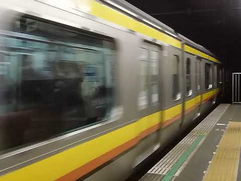 E233系8000番台南武線 快速「川崎行き」府中本町駅到着