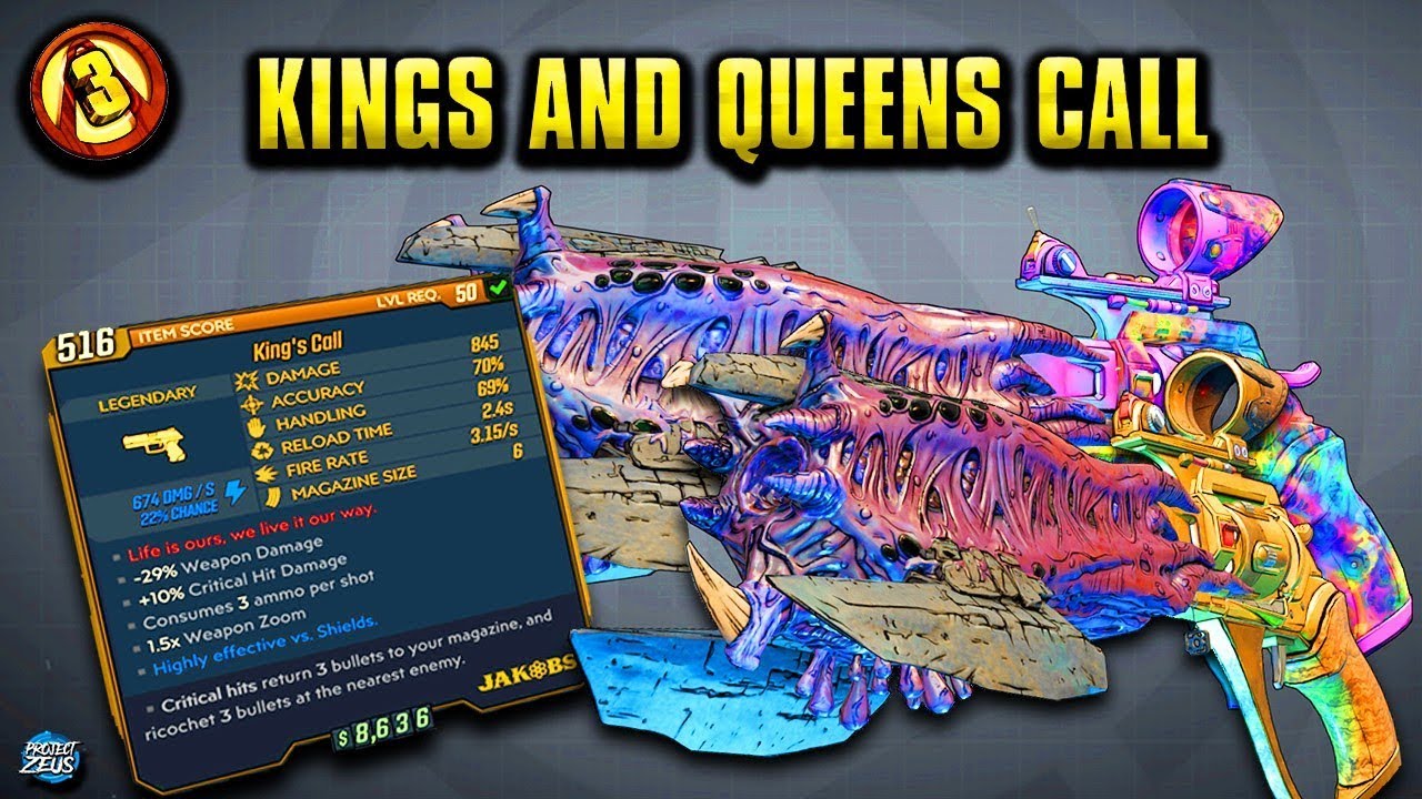 HOW TO GET THE KINGS AND QUEENS CALL- CRITICAL MACHINES! (Borderlands 3 Legendary weapons guide)