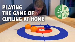 Playing The Game Of CURLING At Home