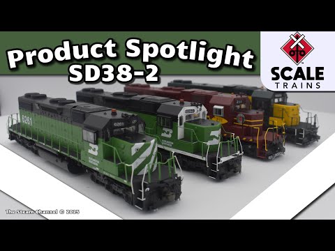 Prototype Precision in HO: Scale Trains Rivet Counter SD38-2 - YouTube
