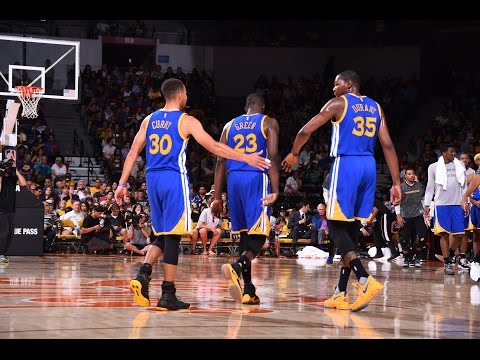 KD, Steph Ignite Back to Back Fastbreaks for Warriors