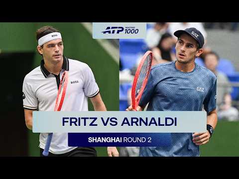 Taylor Fritz vs Matteo Arnaldi Highlights | Shanghai 2026 Round 2