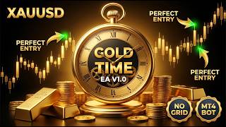 Gold Time EA V1.0 | XAUUSD Timing Strategy Bot | No Grid No Martingale MT4 screenshot 1