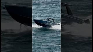 Cigarette Racing power boat at the wavy Haulover Inlet. Filmed exclusively for us by my friend Scott