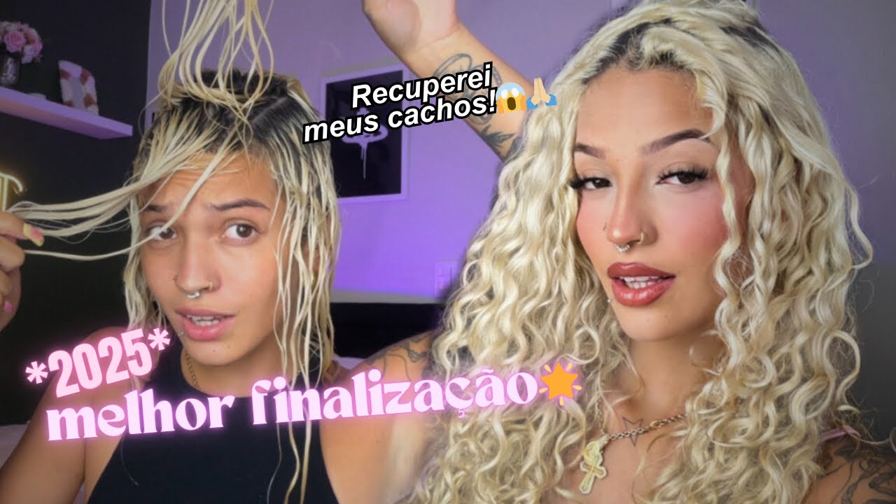 FINALIZAÇÃO PARA ONDULADAS/CACHEADAS!🌟 *brilho, definição e sem marcação*