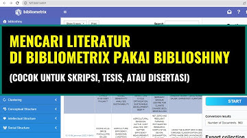 Pencarian Literatur untuk Skripsi, Tesis dan Disertasi menggunakan Bibliometrix With R