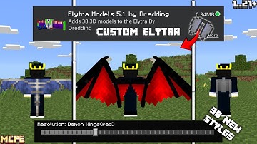 Make Your Boring Elytra Cool 😎‼️MCPE 1.21+