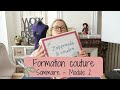 Formation couture  module 2 couture dassemblage