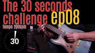 Sextuplets single string Alternate Picking Workout (60-160bpm) |The 30 seconds guitar challenge ep08