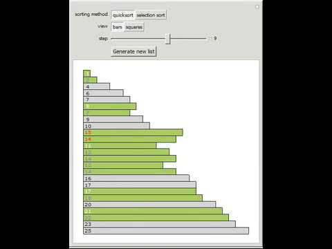 Quicksort versus Selection Sort