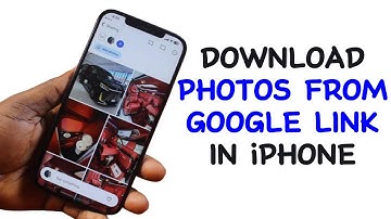 How to Download Photos from Google Drive Link in iPhone