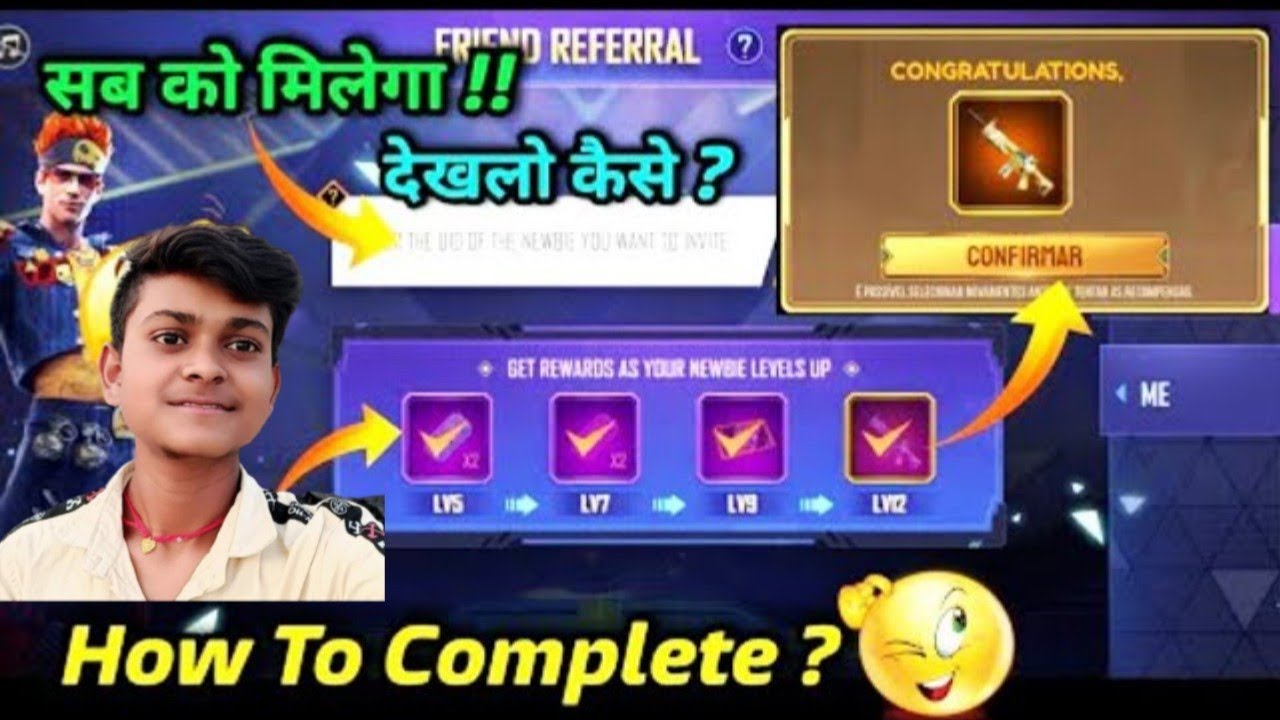 How To Complete Friend Referral New Event Free Fire max