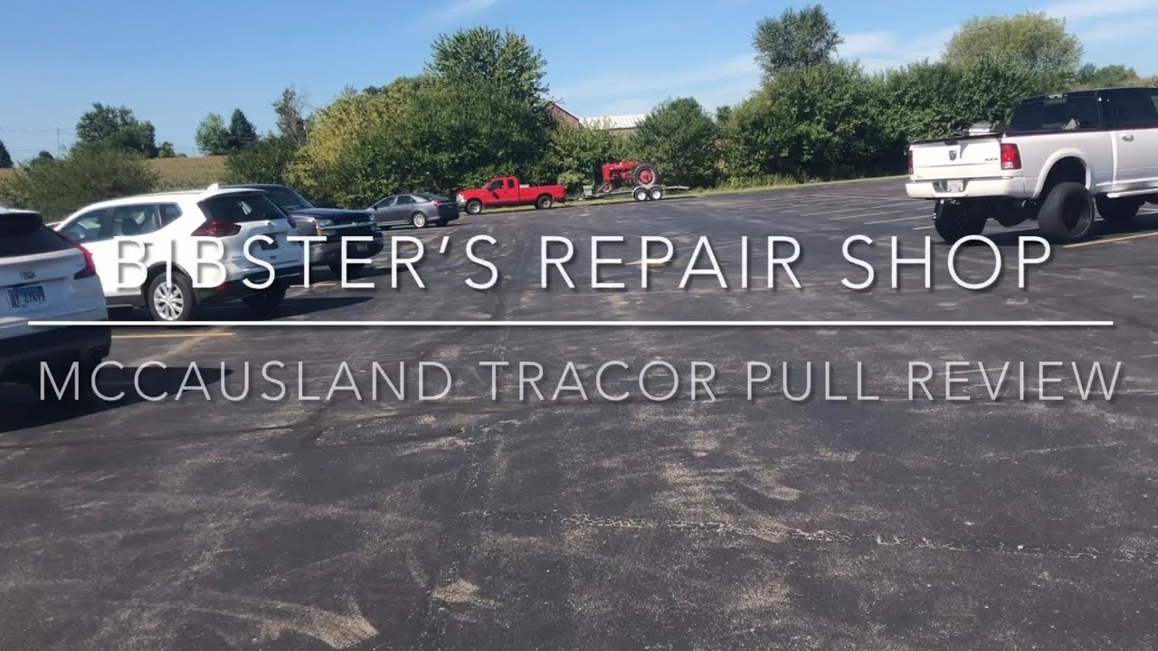 McCausland Days tractor pull wheels up action and getting 2nd place