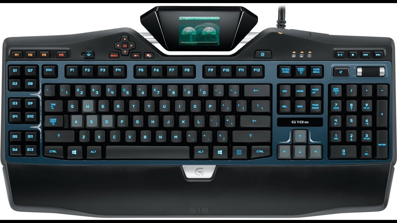 dobbeltlag mundstykke Hovedløse Logitech G19s Gaming Keyboard Unboxing & Overview - YouTube