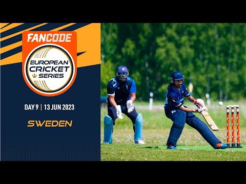 🔴 FanCode ECS Sweden, 2023 | Day 9 | T10 Live Cricket | European Cricket