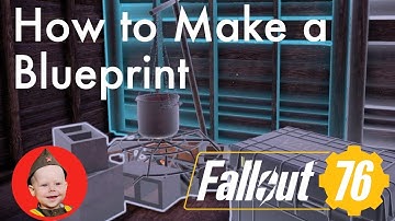 Fallout 76: How to Make a Blueprint (Saving Building Designs in C.A.M.P.) PS4