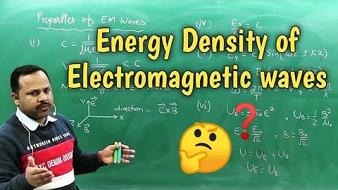 What is Energy Density of Electromagnetic waves❓|| class 12th #Shorts #umeshrajoria