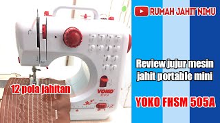 Review mesin jahit portable mini | Mesin jahit portable murah tapi tidak murahan | YOKO FHSM  505A