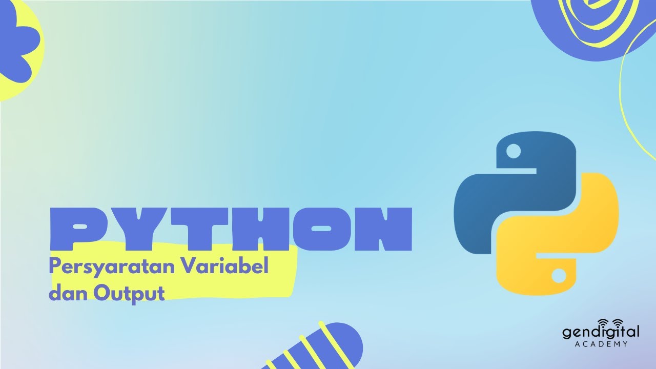 GenDigital Online | Introduction to Python: Variable and Input - YouTube