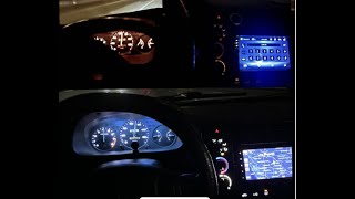 how to change Cluster and Climate control lights to LED's on a 9900 Honda civic ek dx lx