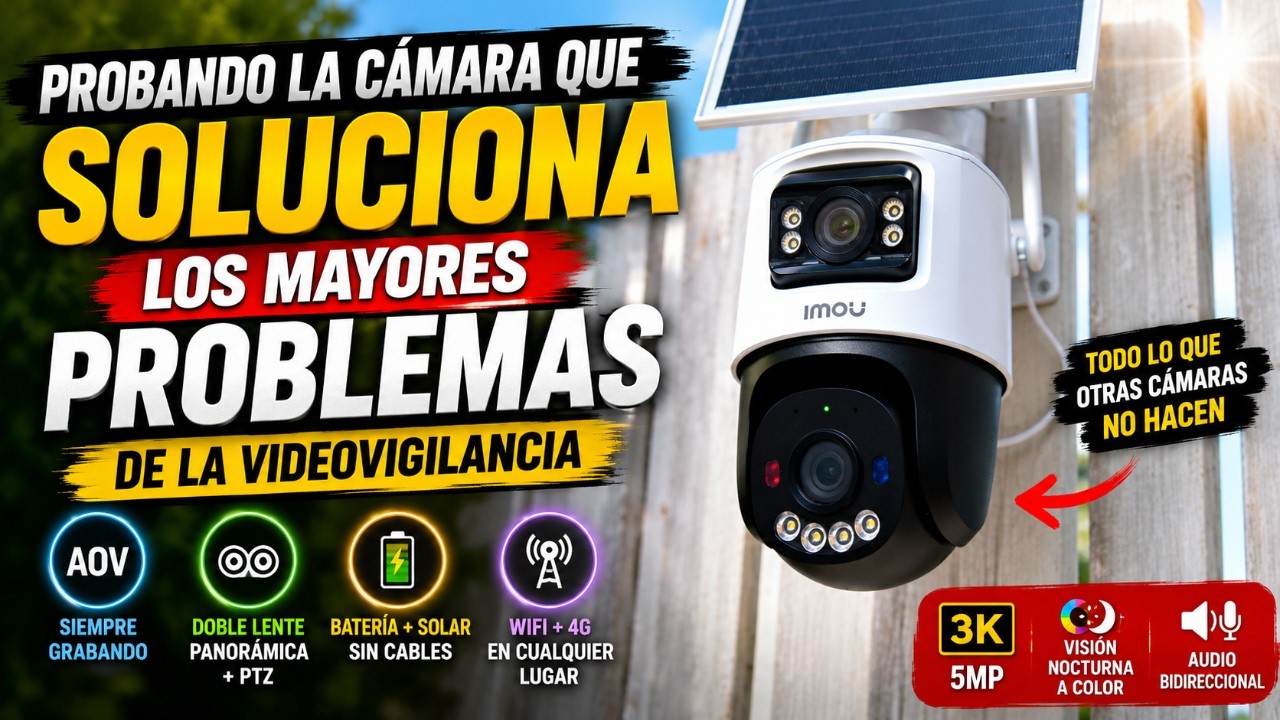 Probando la cámara que SOLUCIONA los mayores PROBLEMAS de la videovigilancia