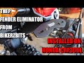 Thep fender eliminator from bikerzbits installed on honda crf300l