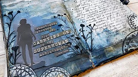 The last page in my journal using only 5 things 12...