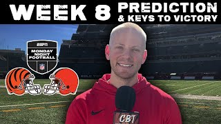 Bengals at Browns Prediction and Keys to Victory | NFL Monday Night Football Week 8