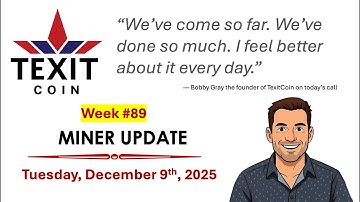 TEXIT Coin Miner Update - December 9th 2025