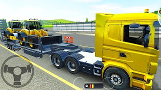 Transport Truck Drive Simulator #16 Small Construction: Bus Station Car Park Part 1- Apk GamePlay ! screenshot 2