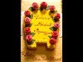 14 1 2018 Yellow Kula Roses Chocolate Velvet Cake