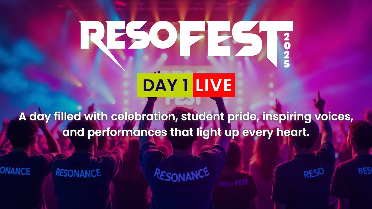ResoFEST 2025 Day 1 LIVE | A Spectacle of Celebration & Inspiration | Resonance Hyderabad
