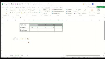 Excel1 (Tema5.2 Función Potencia) - Profe Walter