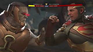 Injustice 2 - Superman Vs Darkseid (VERY HARD) playing until I lose