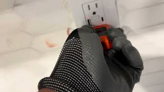 How to Replace a GFCI kitchen Receptacle 