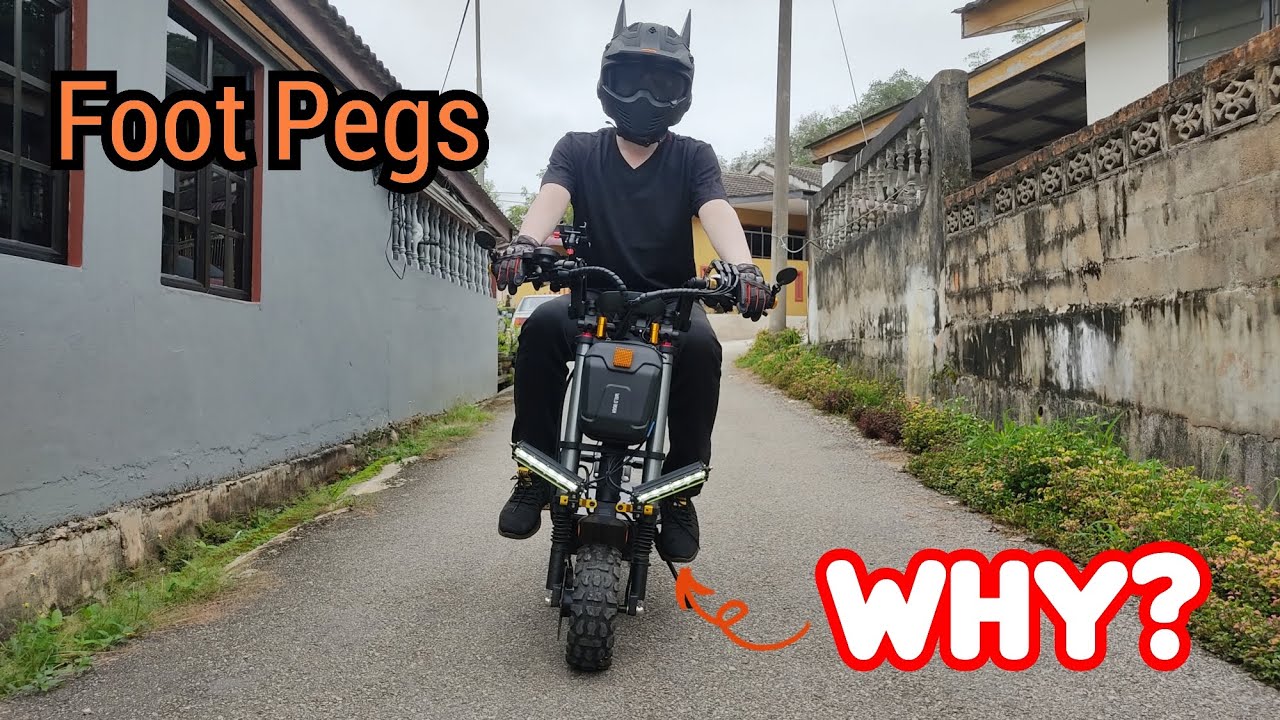 Reason behind adding Foot Pegs on Electric Scooter YouTube