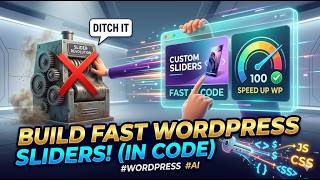 Ditch Slider Revolution! Build FAST Custom WordPress Sliders in Code (Speed Up WP) #WordPress #ai
