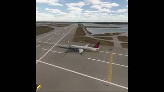737 Carrier Landing in Extreme Conditions #aviation #flightsim