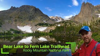 BEAR LAKE to FERN LAKE Trailhead HIKE | Complete Trail Guide | Rocky Mountain National Park