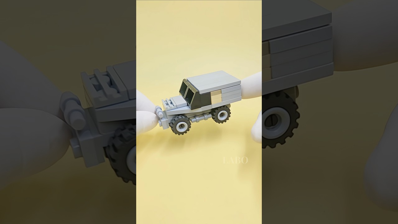 Сборка армейского грузовика LEGO Classic 🚛 | Простой, но мощный дизайн 