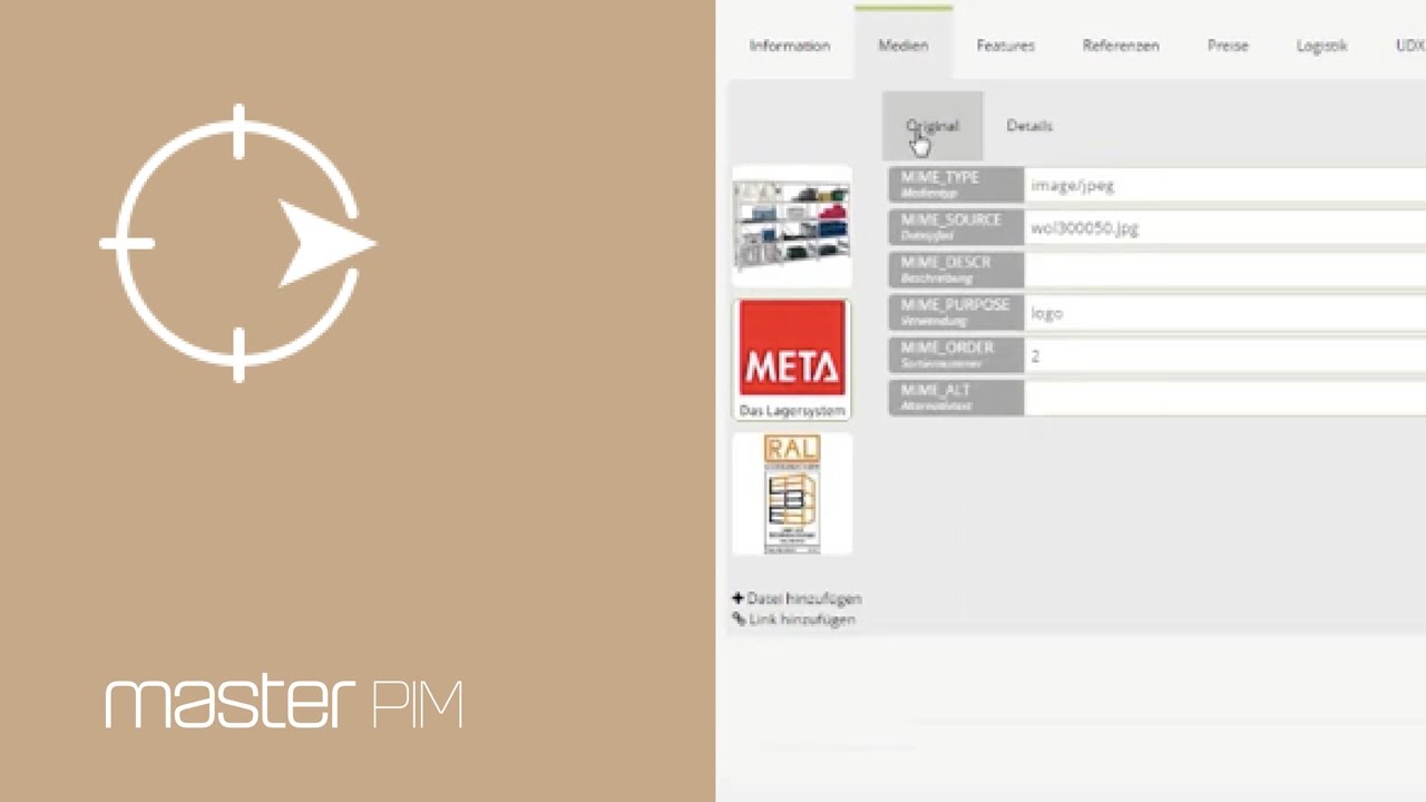 Katalog-Navigation im PIM-System - Master PIM: Einfach gute Produktdaten