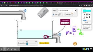 Solution PhET (Q5)