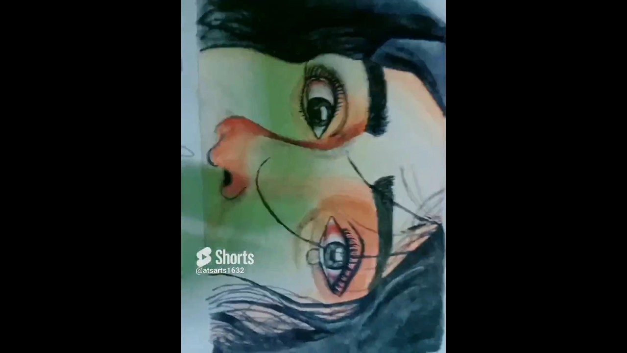 crying face painting sad drawing 