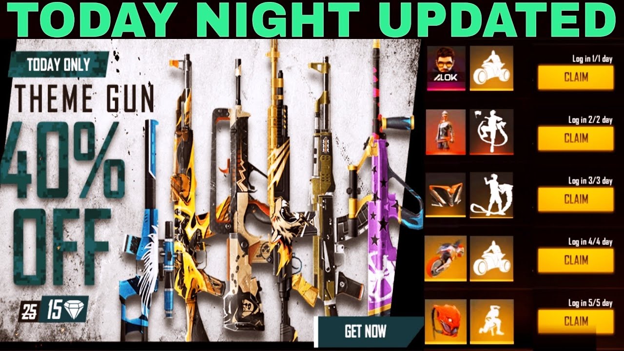 Today Night Updated, Theme Gun Box 40% Off || Store Gaming